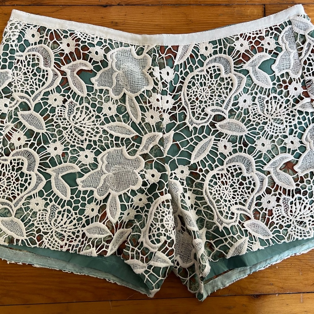 Anna Sui Lace Shorts